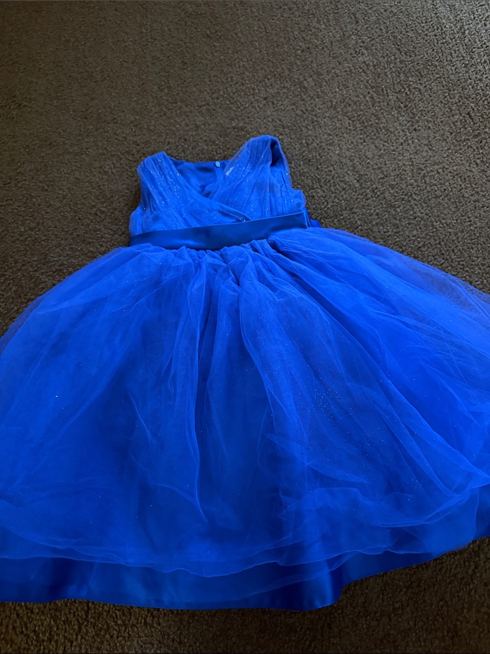 Royal Blue Tulle Party Dress for Kids by tip
Top size 2